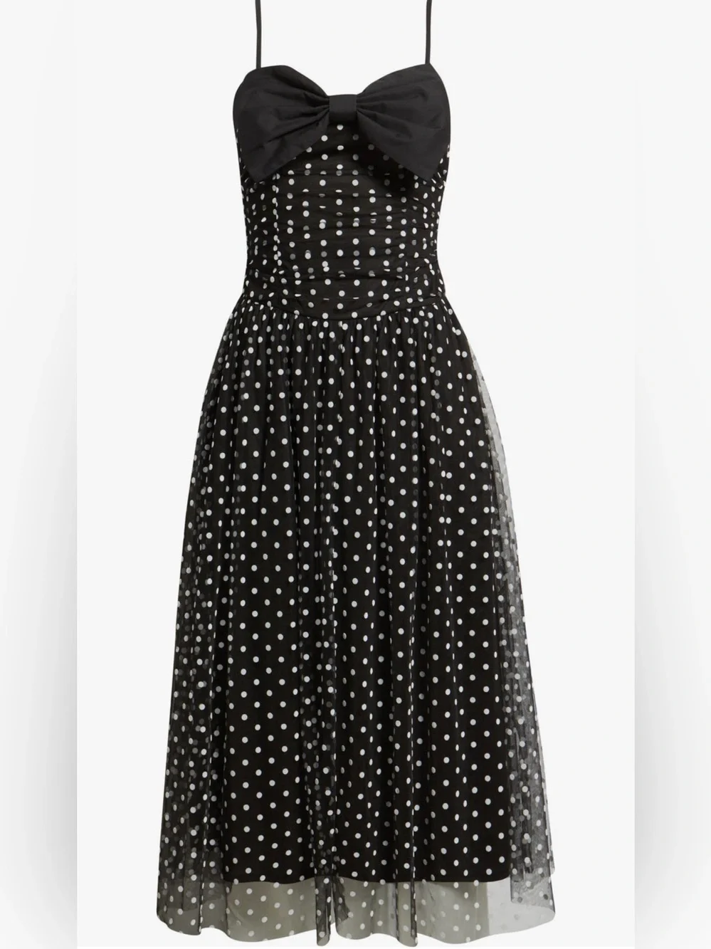 🇺🇸Firm Price🇺🇸Moon River Polka Dot midi dress - Picture 4 of 10